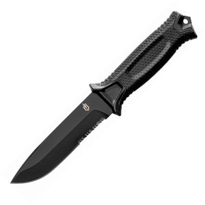 Gerber Strongarm Fixed Blade Black, Serrated